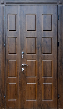 Полуторная дверь с отделкой МДФ 111