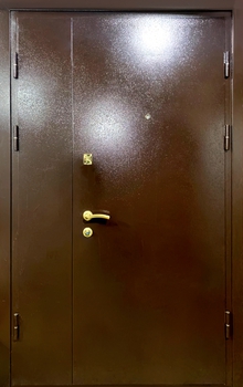 Полуторная дверь с порошковым напылением 134