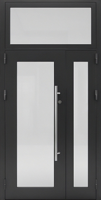 Полуторная дверь с порошковым напылением 212