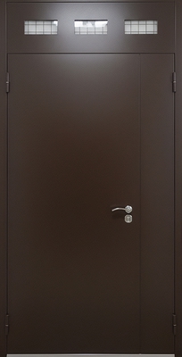 Полуторная дверь с порошковым напылением 218