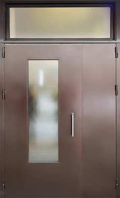 Полуторная дверь с порошковым напылением 226