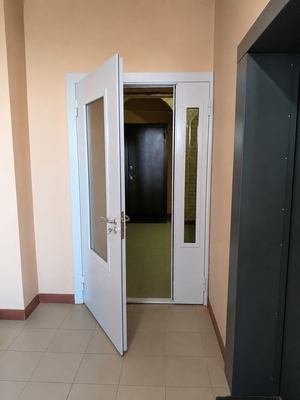 Полуторная дверь с порошковым напылением 238