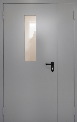 Полуторная противопожарная дверь 20