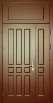 Полуторная дверь с отделкой МДФ 14