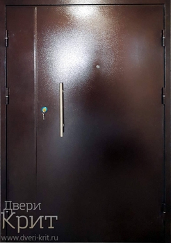 Полуторная дверь с порошковым напылением 01