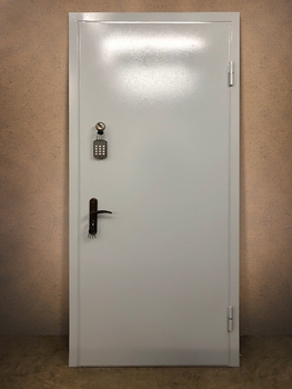Однопольная дверь с порошковым напылением 97