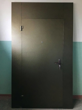 Однопольная дверь с порошковым напылением 104