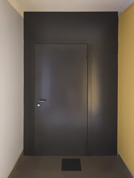 Однопольная дверь с порошковым напылением 108