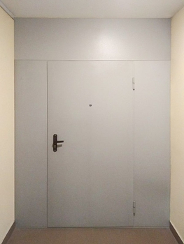 Однопольная дверь с порошковым напылением 112