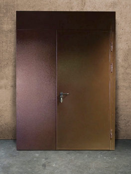 Однопольная дверь с порошковым напылением 115