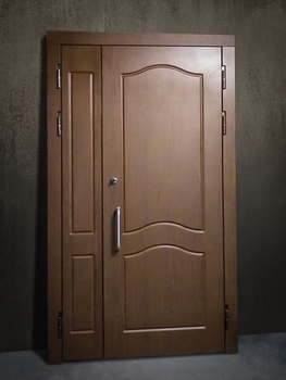 Полуторная дверь с отделкой МДФ 31
